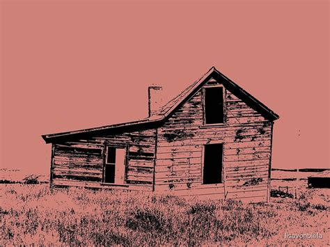 "Abandoned House Digitized Sketch" by lisavonbiela | Redbubble