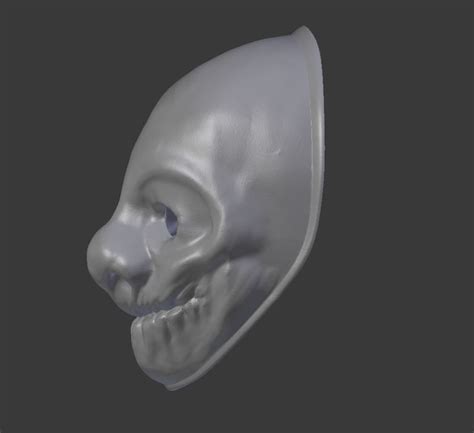 Wolf mask for face from PayDay 2 3D model 3D printable | CGTrader