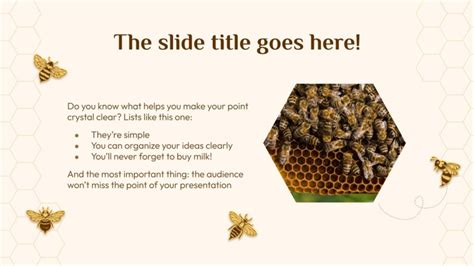 Bee Background Presentation