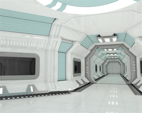 3D model spaceship interior modular - TurboSquid 1373578