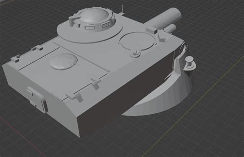 STL file AMX Oscillating turret 1/35 scale・Design to download and 3D print・Cults