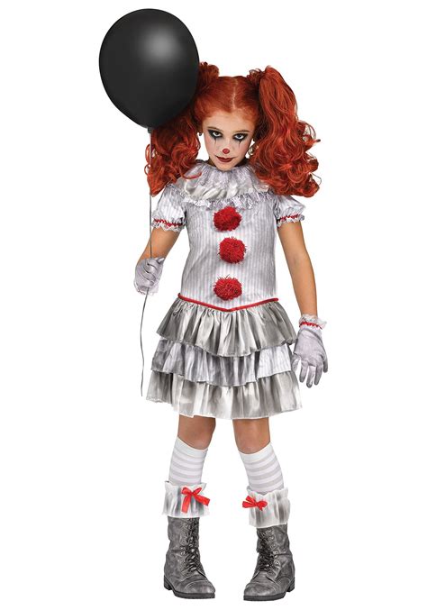 Carnevil Clown Girls Costume