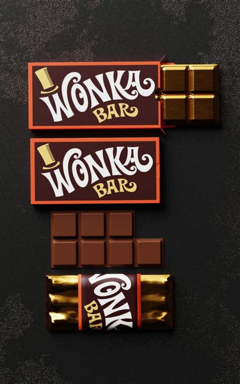 Real Wonka Bar – Wonka Bar Real Life Product Visualization