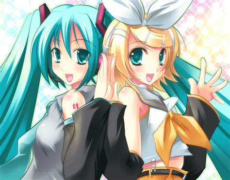 rin and miku - cute vocaloids Photo (28838153) - Fanpop