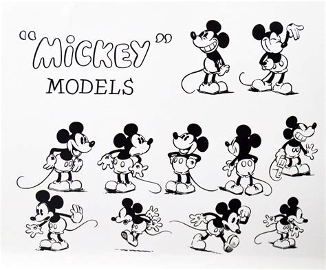 Mickey Mouse Model Sheet Disney Concept Art Disney Animation | Images and Photos finder