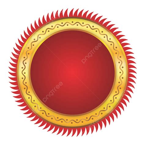 Luxury Red Circle Banner Design Elements Shape Clipart Vector, Shape, Banner, Vector PNG and ...