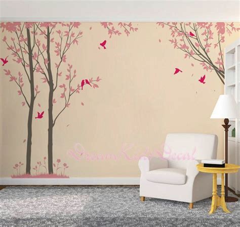 Trees Decals:wall Decals Nature Wall Decals Vinyl Wall - Etsy