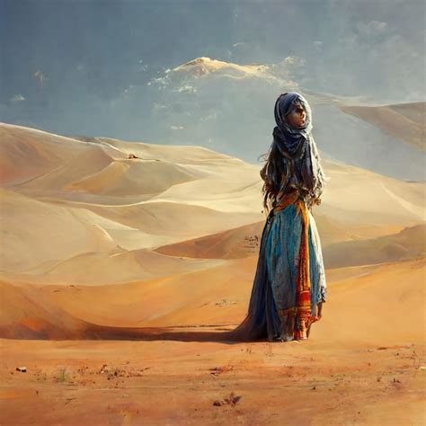 Premium Photo | Digital artwork arabian girl