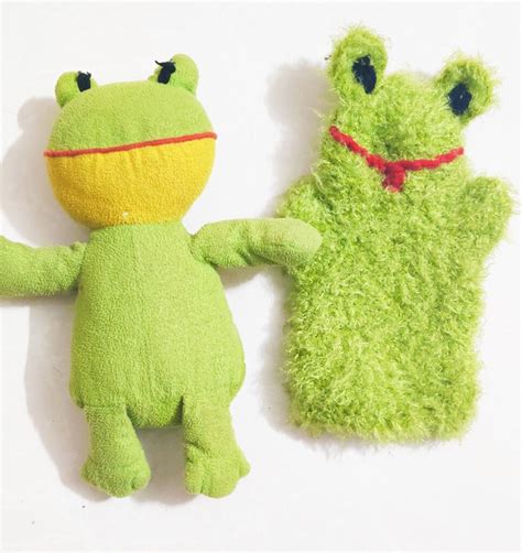 Puppet in frog crochet - Mommy Crochet