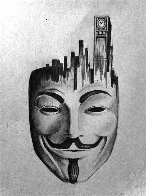 Anonymous Drawing at PaintingValley.com | Explore collection of ...