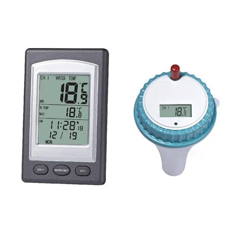 1pcs Wireless Thermometer In Swimming Pool Spa Hot Tub Waterproof ...