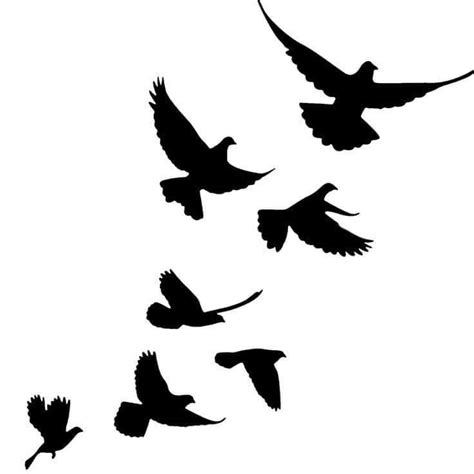 Bird Silhouette Tattoo Ideas