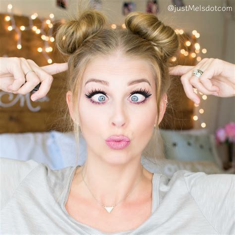 Space Buns || Double Buns || Hair Tutorial - Mel