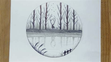 Scenery Nature Easy Circle Drawings