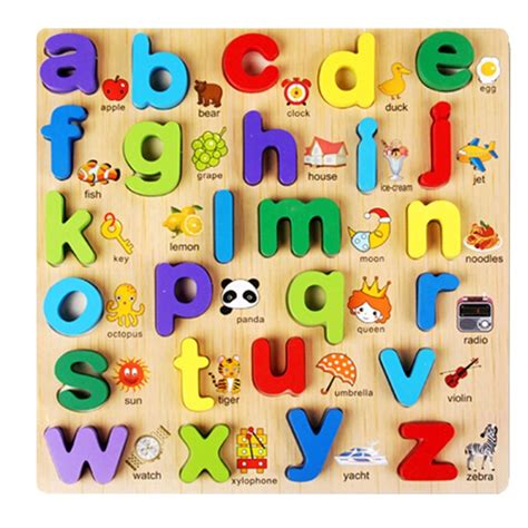 Baby Kids Wooden Puzzles Toys Educational Jigsaw Board ...