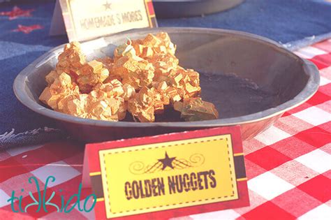 Tutorial: How to Make Edible Golden Nuggets Candy | Tikkido.com