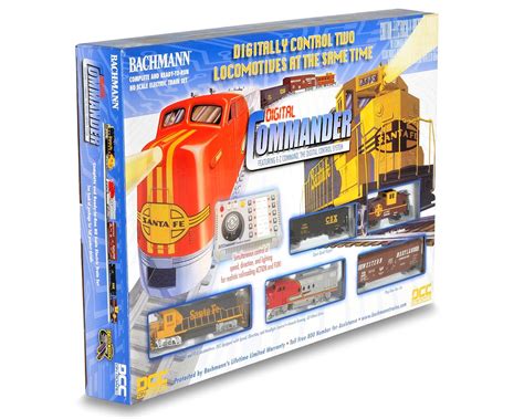 Bachmann HO-Scale Digital Commander Deluxe Train Set w/DCC (Santa Fe) [BAC00501] | Toys ...