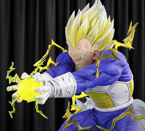 Vegeta Final Flash Statue - ZBrushCentral