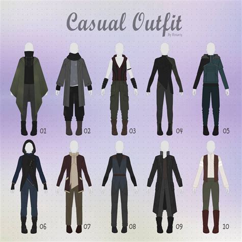 (CLOSED) CASUAL Outfit Adopts 29 [MALE] by Rosariy Anime Outfits, Boy ...