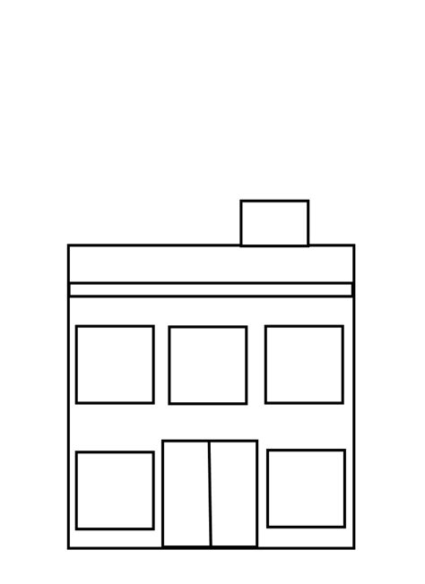 Image of school building clipart black and white clipart – Clipartix