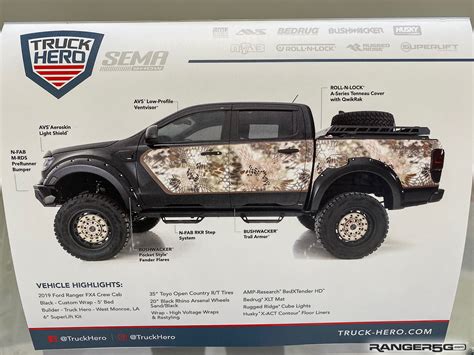 Truck Hero Ford Ranger Build [SEMA 2019] | 2019+ Ford Ranger and Raptor ...