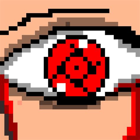 Uchiha Clan Itachi Mangekyou Sharingan Pixel Art Images 13090 | The ...