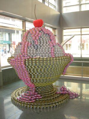 Vermont Art Zine: RUTLAND: Art "Can" Do It - A canned food sculpture ...