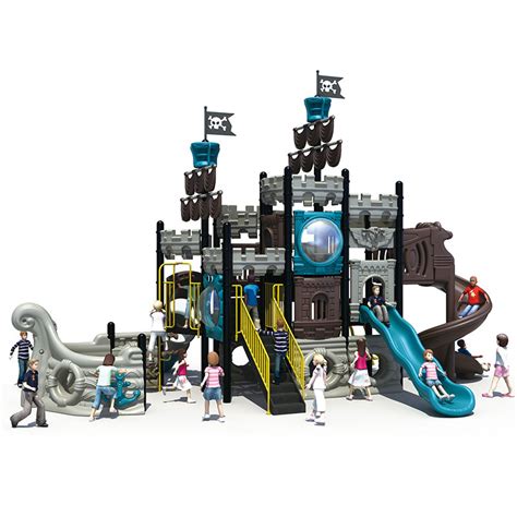 Pirate Ship Playground - Play Structure Theme Equipment Oem_Happy Island