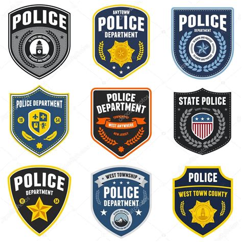 Police patches — Stock Vector © emberstock #22240867