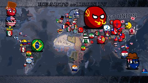 A countryball map of the world : r/hoi4