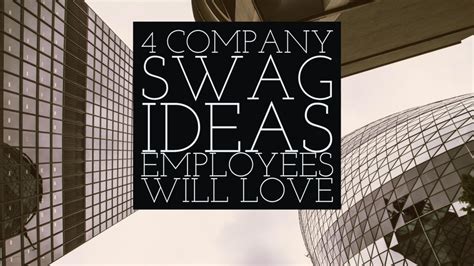 4 Company Swag Ideas Employees Will Love - Think Quik