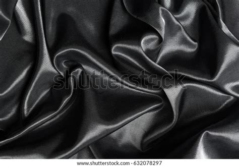 Black Silk Fabric Background Stock Photo (Edit Now) 632078297