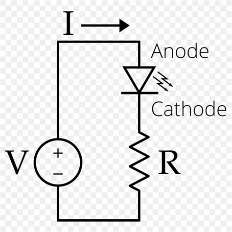 LED Circuit Wiring Diagram Circuit Diagram Light-emitting Diode, PNG, 1200x1200px, Led Circuit ...