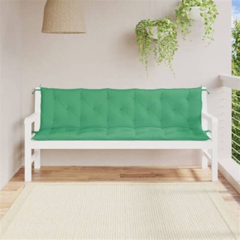 vidaXL Garden Bench Cushions 2pcs Green 70.9 x19.7 x2.8 Oxford Fabric, 70.9 "x19.7 "x2.8 " - Kroger