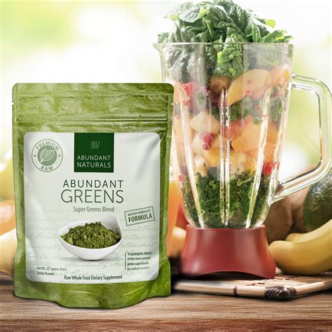 Abundant Greens - Raw Organic Superfood Powder #AbundantGreens