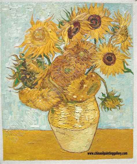 Who Painted Van Gogh Painting Sunflowers - SUNFLOWER