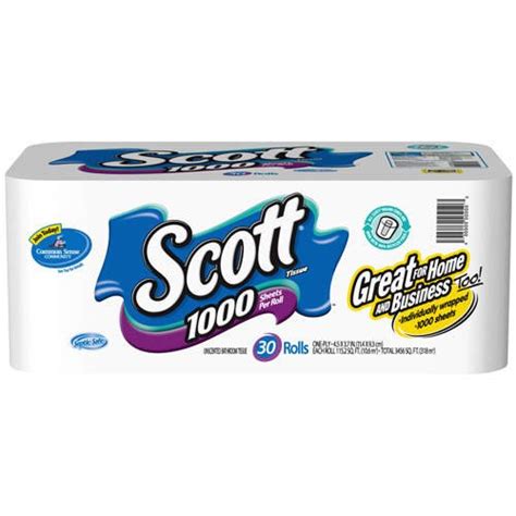 Toilet Rolls Wholesale: Scott Tissue, 1000 Sheets Per Roll, 36 Pack ...