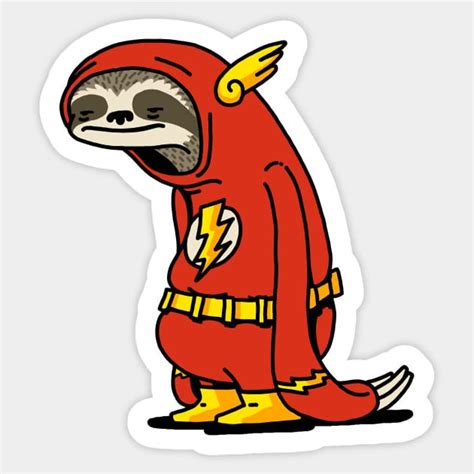 Sloth Flash Funny Decal Laptop Decals Stickers | Custom Made In the USA ...