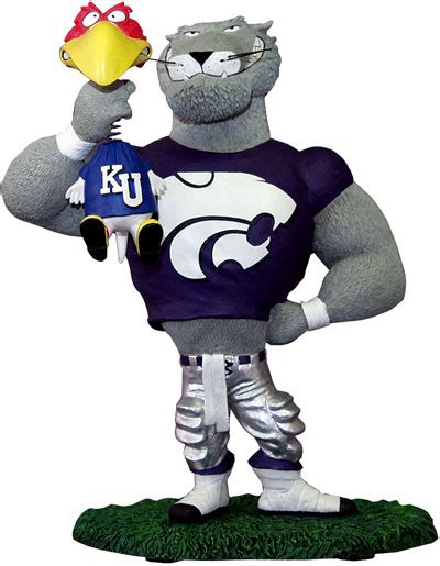 Kansas State Wildcats NCAA College Rivalry Mascot Figurine