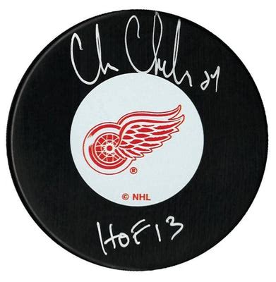 Chris Chelios Autographed Detroit Red Wings HOF Puck | CoJo Sport Collectables Inc. | Reviews on ...