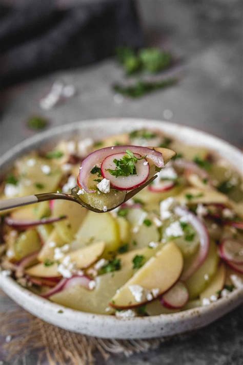 Pickled Chayote Salad with Apple and Radishes - Yummy Addiction