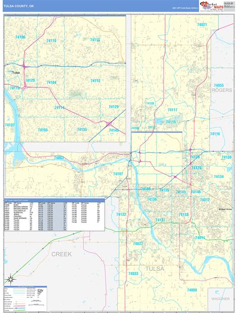 Tulsa Zip Codes Map - America Map