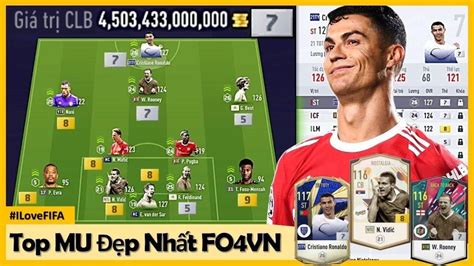 Đội hình MU FC Online xuất sắc nhất, build và chiến thuật hợp lý