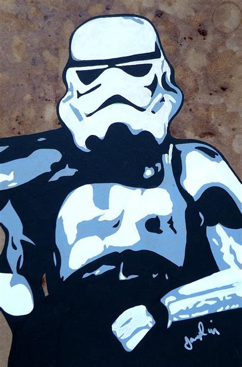 Stormtrooper Pop Art Painting by Ian King