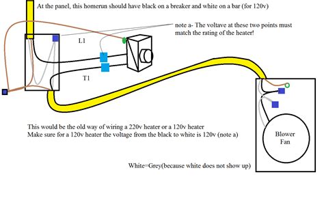 Wiring Electric Heater Thermostat