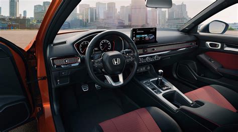 2022 Honda Civic Type-R interior previewed with Si - Automotive Daily