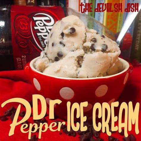 The Devilish Dish: Dr Pepper Ice Cream