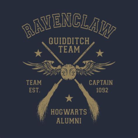 Ravenclaw Quidditch Team Captain - Harry Potter - T-Shirt | TeePublic