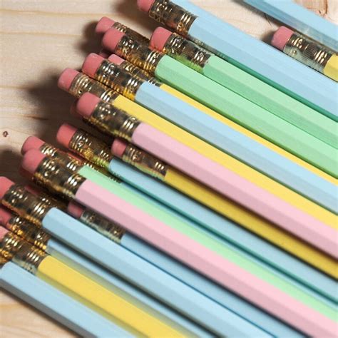 As You Wish. Pastel Pencil Set of 6. Engraved Pencils. - Etsy