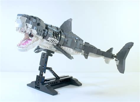 LEGO MOC Great White Shark by The Action Brick | Rebrickable - Build ...